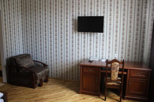 TV a/nebo společenská místnost v ubytování Complex Zolota Pidkova