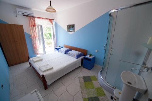Koupelna v ubytování Guest House Aldin