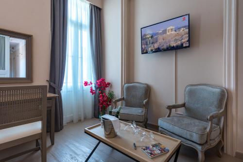 TV a/nebo společenská místnost v ubytování Palladian Home