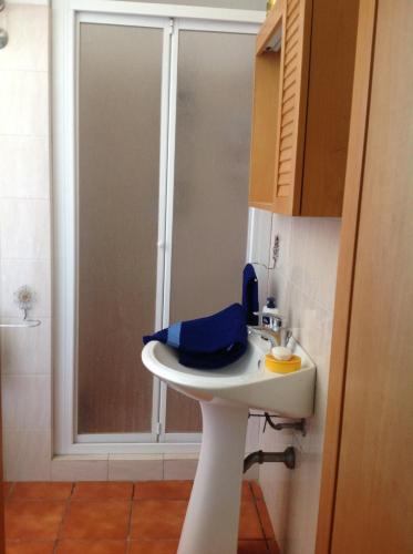 Koupelna v ubytování Casetta Elda