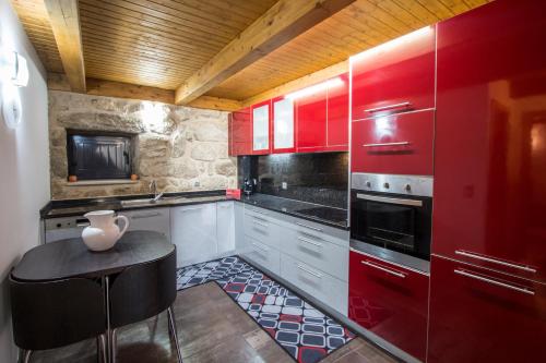 O bucătărie sau chicinetă la Casa De Santo Andre