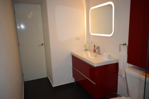 Koupelna v ubytování Blue Reef