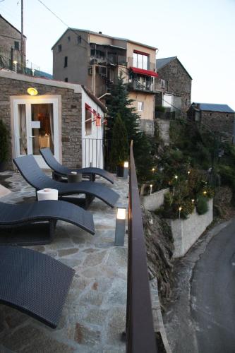 Ein Sitzbereich in der Unterkunft Casa Di Lucia Mi-Hotel