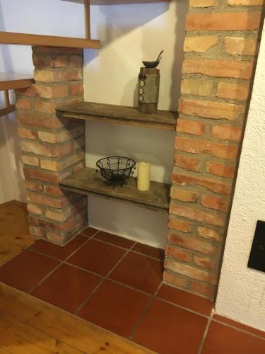 Kuchyň nebo kuchyňský kout v ubytování Apartments Donebauer