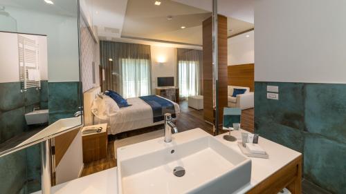 Kúpeľňa v ubytovaní Hotel Aurora