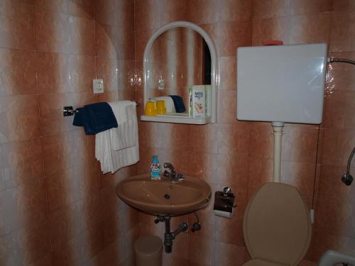 Koupelna v ubytování Apartment Duje