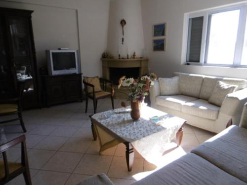 Et opholdsområde på Anna's Villas by the Sea