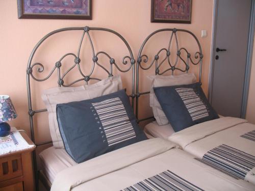 Postel nebo postele na pokoji v ubytování B&B Het Wit Beertje