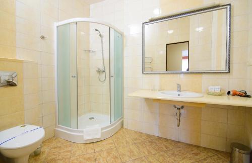 Ванна кімната в Hotel Irena