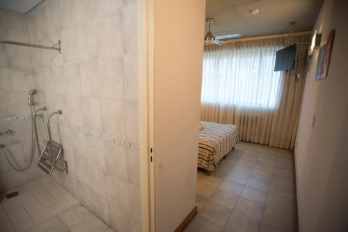 Koupelna v ubytování Hotel Necof