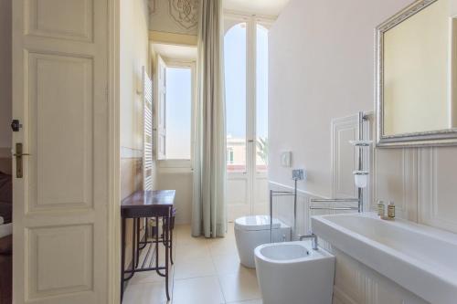 Koupelna v ubytování Palazzo Vallebona