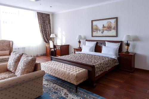 Katil atau katil-katil dalam bilik di Alanda Hotel
