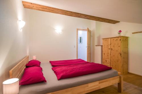 Krevet ili kreveti u jedinici u okviru objekta Ferienhof Formegg