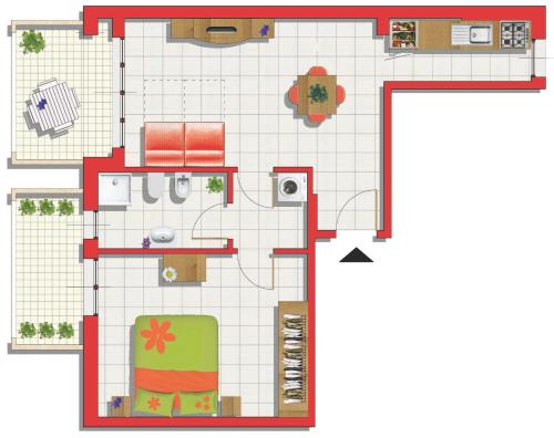 Κάτοψη του Residence Maryel
