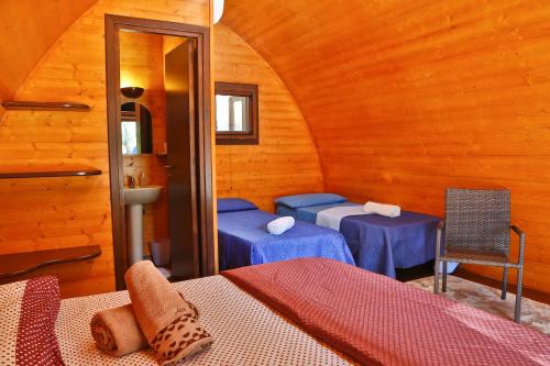 Cama o camas de una habitación en Campeggio Sanfilippo