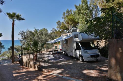 Paisaje cerca de este camping