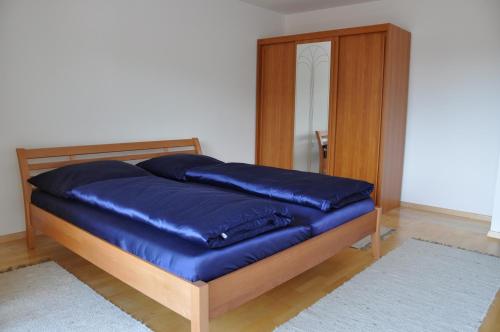 Krevet ili kreveti u jedinici u okviru objekta Ferienhaus Bifang