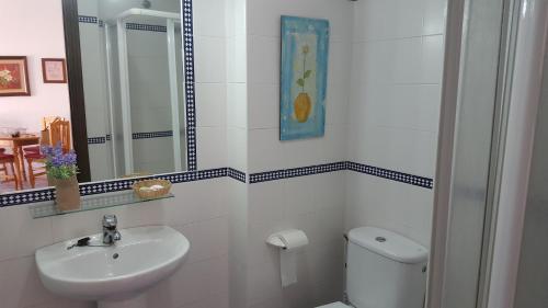 Kúpeľňa v ubytovaní Apartamentos Saturnos