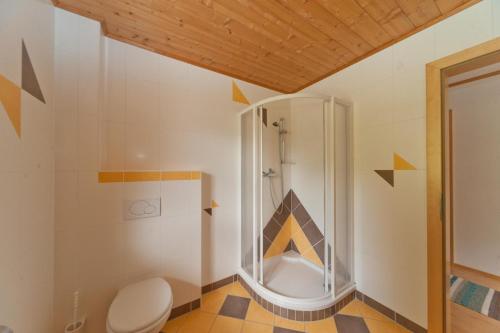 Koupelna v ubytování Haus Taumberger