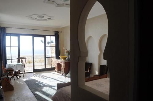 Χώρος καθιστικού στο Villa Nora