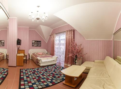 Voodi või voodid majutusasutuse Hotel Olivia Anapa toas