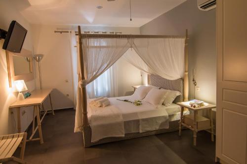 Cama o camas de una habitación en Filyra Xenonas