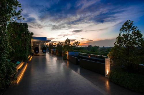 Lever ou coucher de soleil vu de l'hôtel ou à proximité