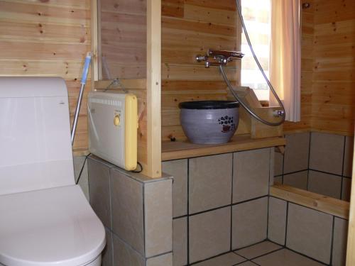 Kúpeľňa v ubytovaní Pension Locomotion