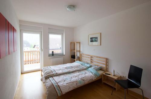 Katil atau katil-katil dalam bilik di Apartment Montis Bovec