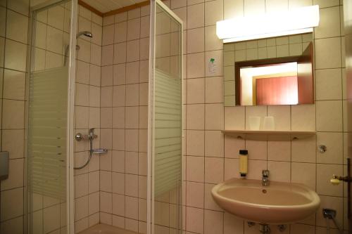Koupelna v ubytování Thüringer Landhotel Edelhof