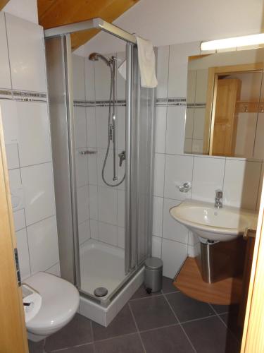 Et badeværelse på Apartment Amore
