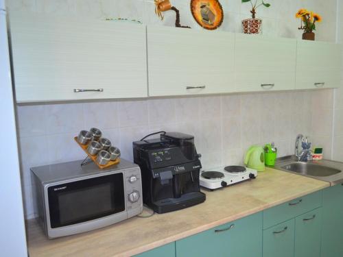 Η κουζίνα ή μικρή κουζίνα στο Centre Hostel