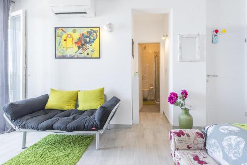 Posezení v ubytování FM Apartments