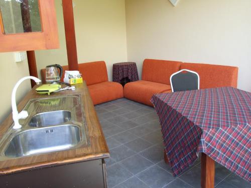 Posezení v ubytování Central City Hostel