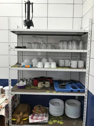 Η κουζίνα ή μικρή κουζίνα στο Vila Laguna