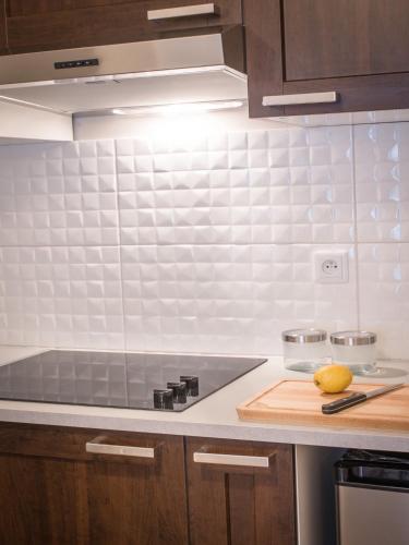 Η κουζίνα ή μικρή κουζίνα στο Apartamenty Opal
