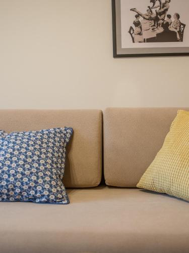 Χώρος καθιστικού στο Apartamenty Opal