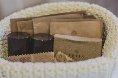 a basket filled with differentiatesiatesiatesiatesiatesktop at Masseria Rosa Trulli Relais in Alberobello