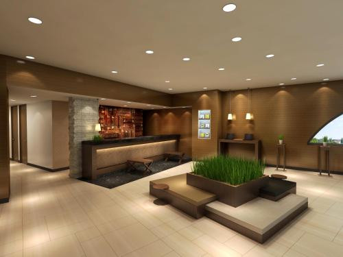 Χώρος καθιστικού στο Hotel Il Credo Gifu