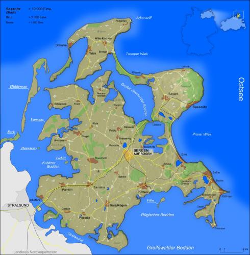a map of ireland with cities and highways at Ferienwohnung in Bodden & Ostsee nähe in Sagard