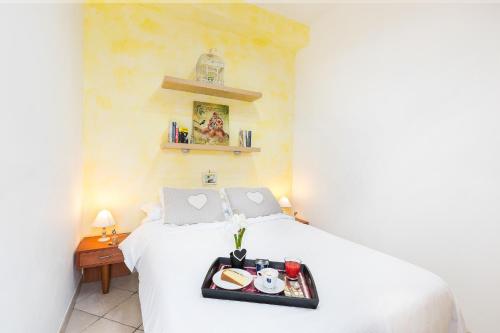 Giường trong phòng chung tại Hotel La Villetta