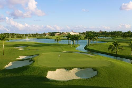 a view of the golf course at the resort at Trump National Doral Golf Resort in Miami
