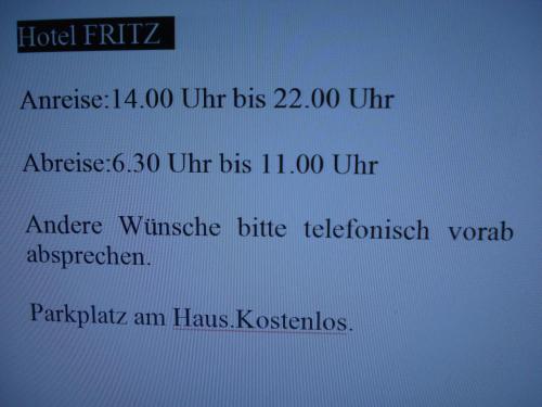 a screenshot of a text box with the wordsadobe sqor at Hotel Restaurant Fritz in Gronau