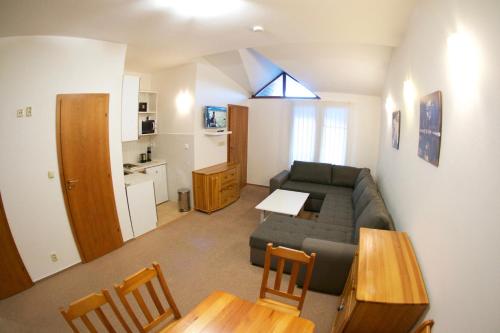 Kuchyň nebo kuchyňský kout v ubytování Apartmány Biela Púť 17 - 18
