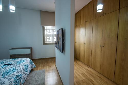 Marina Rabat Suites & Apartmentsにあるベッド