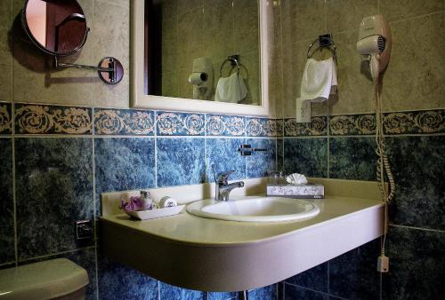 Koupelna v ubytování Hotel Plaza Campeche