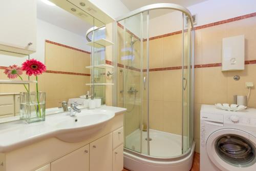 Salle de bains dans l'établissement Apartment Hedera A13
