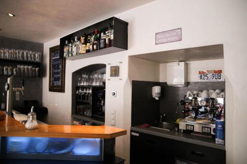 Lounge nebo bar v ubytování Hotel Schwarzer Adler Sillian