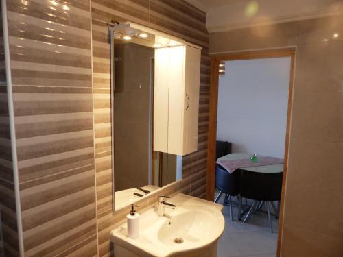 Koupelna v ubytování Apartments Pavlić