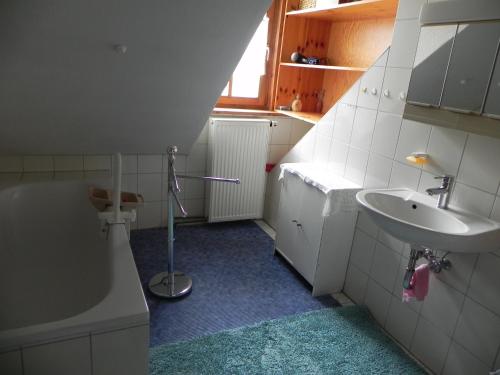 Een badkamer bij Haus Luise
